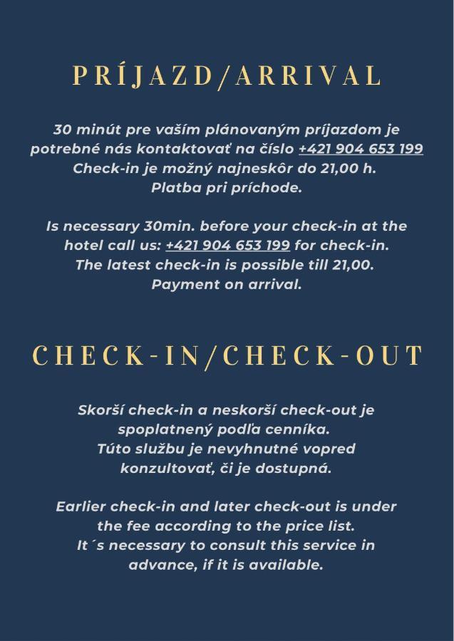 Garni Hotel S.O.G.* * * Тренчин Екстер'єр фото